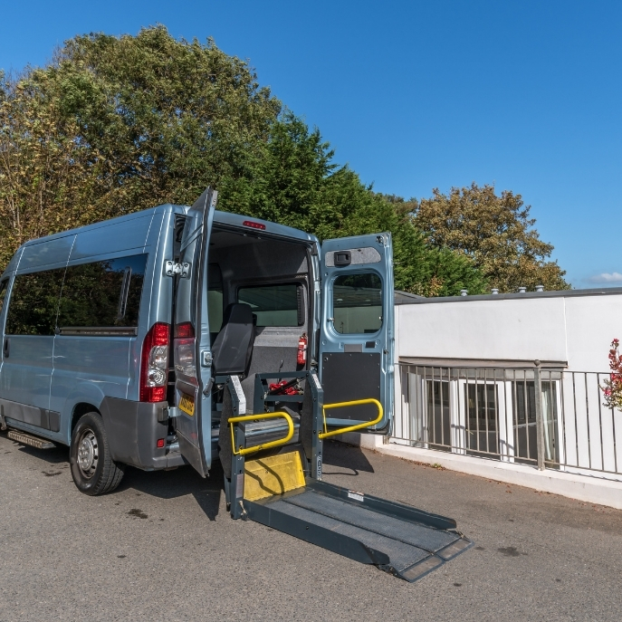 Mini bus outings Pinewood Residential care home Budleigh Salterton Exmouth Devon